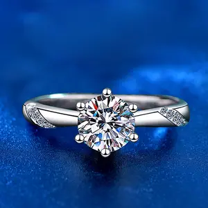 Women's Minimalist and Stylish S925 Sterling Silver Ring with 1CT Morganite, US Sizes 5-9 A Perfect Gifts For Lovers,Friends, Girlfriends,Wife,Thanksgiving,Independence Day,Holloween,Black Friday,Chrisatmas and New Year  W441