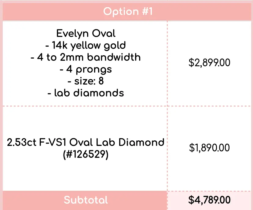 Custom Engagement Ring for Natalie (7/13/26 js)