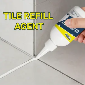 Multi-Purpose Tile Grout Sealant, Fast-Drying Waterproof Sealing Glue, Effective Gap Repair for Kitchen, Bathroom, Flooring, Walls