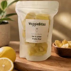 Salt & Lemon Jicama Chips 80g Snack