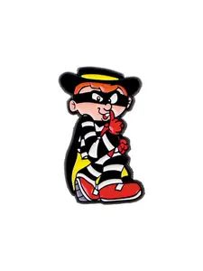 Unique Cartoon Movie Character Enamel Pin Badge, Unisex Accessory for Backpacks and Clothing, Perfect Gift for Friends, Clip In