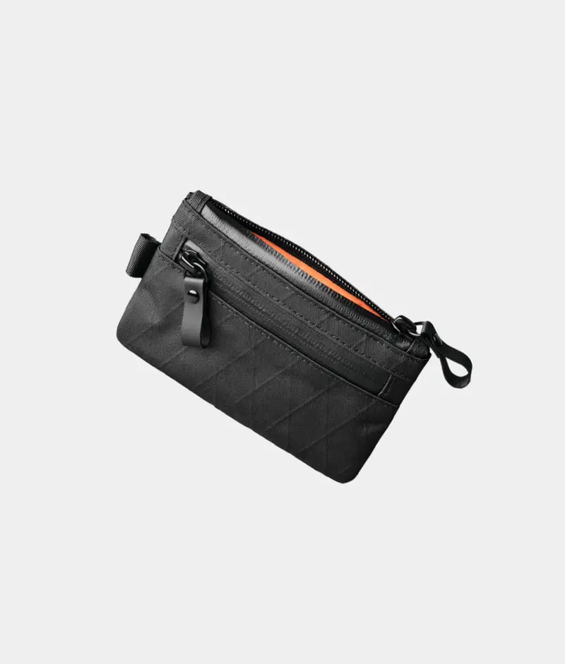 ［超希少］stussy RAFFIA POUCH WOVEN ZIP Stüssy: Woven Zip Pouch (Orange) | DSMNY E-SHOP