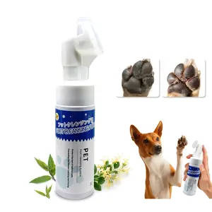 Bellepaws No-Rinse Paw Cleaner for Dogs & Cats – 99% Antibacterial Foaming Wash with Silicone Brush – Plant-Based & Gentle, 150ml