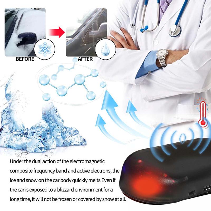 2026 New Solar-Powered Car Snow & Ice Remover | Automatic Winter Windshield Defroster for Outdoor Parking.