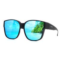 Black Frame/Blue Mirrored Lens