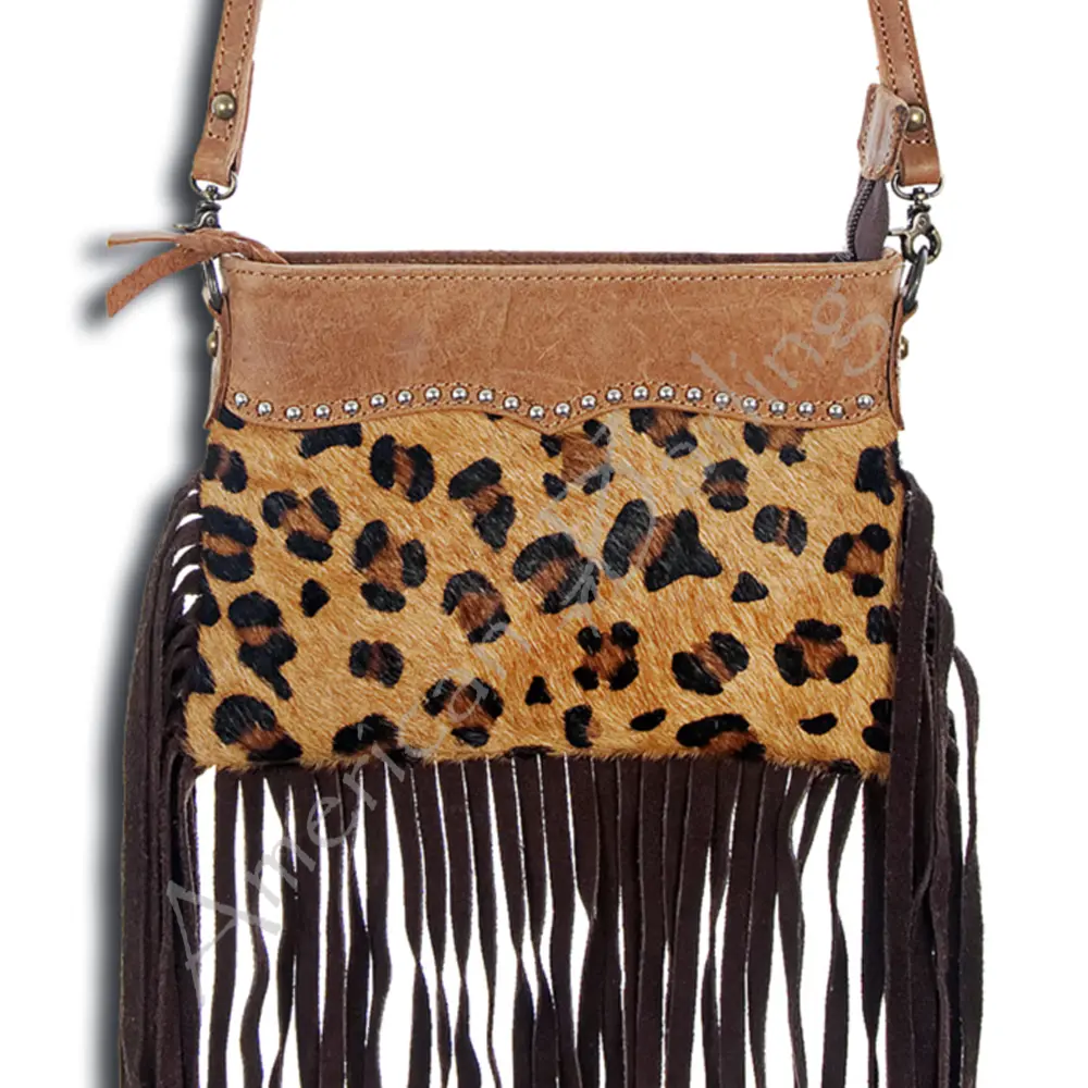 American Darling Small Crossbody Hand Tooled Hair-On Genuine Leather Western Women Bag Handbag Purse | for Cute