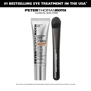 Peter Thomas Roth Instant FirmX Easy Wear Eye Tightener, Neutralizing Sheer Tint, Brush Included