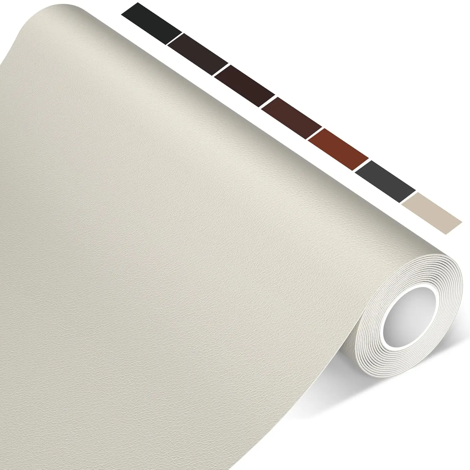 Leather Repair Patch, 17x60 inch Self Adhesive Leather Repair Tape, Large Leather Pathces for Couches, Furniture,  Seats, Chairs(17X60 inch, Beige)
