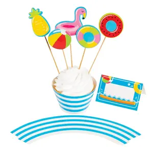 Bulk  150 Pc. Pool Party Dessert Decorating Kit