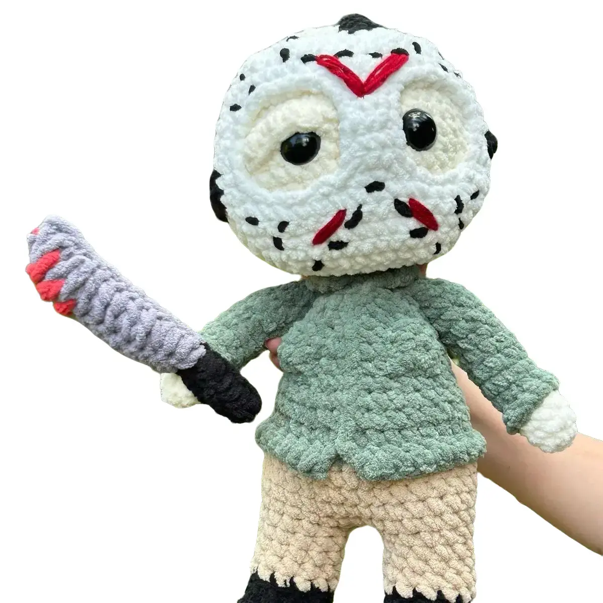 Hockey Guy - Crochet Doll - Perfect for Slasher Fans amigurumi
