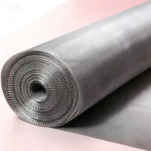 Heavy Duty Stainless Steel Pet Proof Window Screen Mesh Roll 36" x 200", Insect Screen Replacement for Home and Office, Durable Wire Mesh with Stab Resistant Gloves, Heavy Duty Bug Screen Roll, Anti-Cut Protection, Reusable Window Screen for Doors and Win
