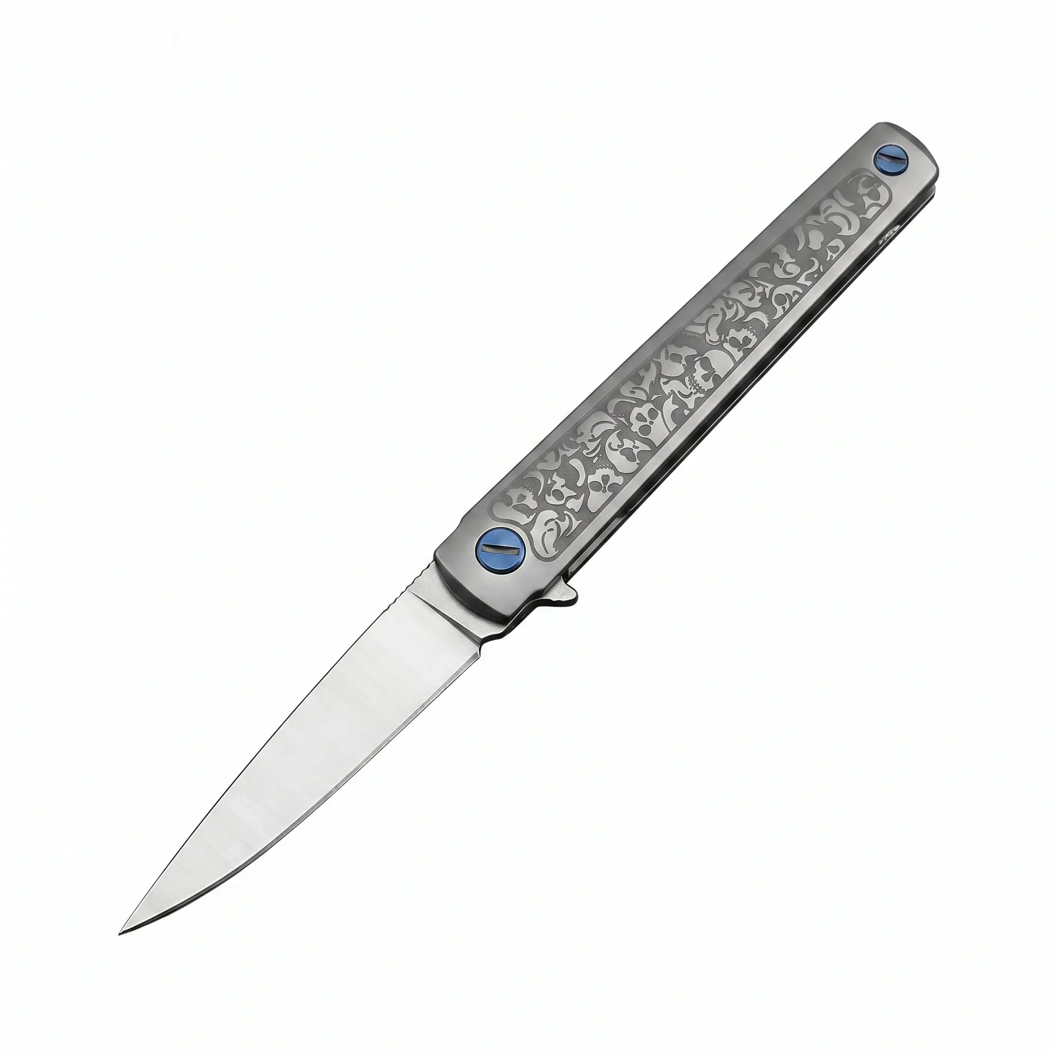 DJ-141 Folding EDC Knife with M390 Steel and TC4 Titanium Alloy Handle, Great for Chefs