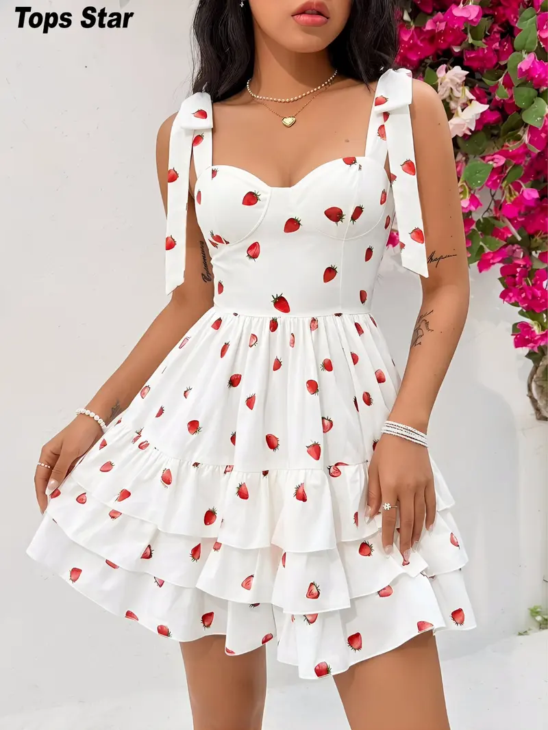 marzia strawberry dress - TikTok Shop