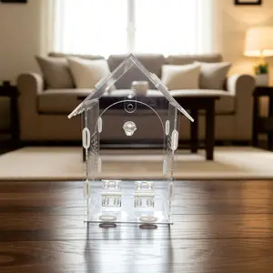 1pc Acrylic Reptile Habitat, Insect Ecological Bottle, Spider Cage, Frog Enclosure, Suitable for Small Pets, Eco-Friendly Design