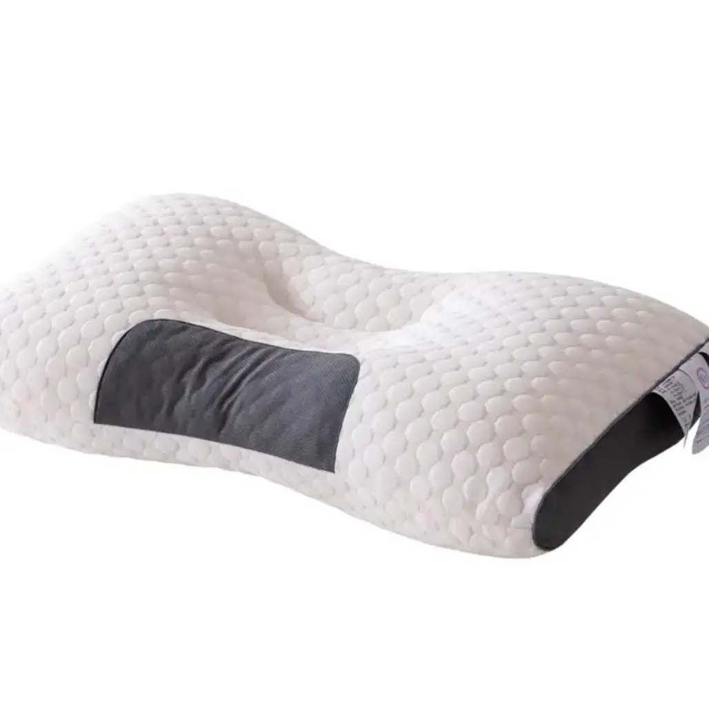 Knitted Massage Neck Pillow - Adjustable Ergonomic Orthopedic Support with High Quality
