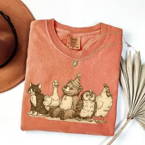 Comfort Colors Little Bear T-shirt Vintage 90s Animals Retro Tee Gift Idea