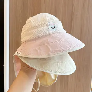 Sun Hat with Wide Brim - UPF 50+ UV Protection for Summer |   Breathable Mesh Fisherman Hat & Quick-Dry Outdoor Cover |   Newborn Essentials & |   Shower Gift & Nursery Accessory