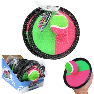 MATTEL Toss & Catch Ball Game Set – 2 Paddles, 1 Ball, Fun Hand-Eye Coordination Toy