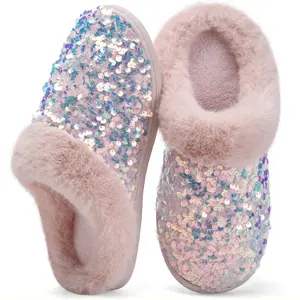 Women's Slippers Comfort Memory Foam House Slippers Plush Lining Bedroom Shoes for Indoor & Outdoor