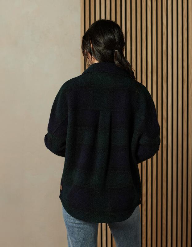 Logan Ski Lodge Jacket in Blackwatch Plaid