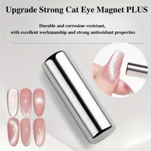 1pc Round Nail Art Cat Eye Gel Magnetic Pen For Gel Polish 3D Cat Eye Nails Painting Nail Art Strong Magnetic Stick Manicure DIY Tools