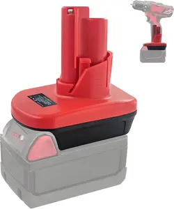 Dewalt 20V & Milwaukee M18 to M12 Battery Adapter: Extend Tool Life with DM18M12, Durable ABS, Not for Charging - 6 Months Warranty 20  vbatteries