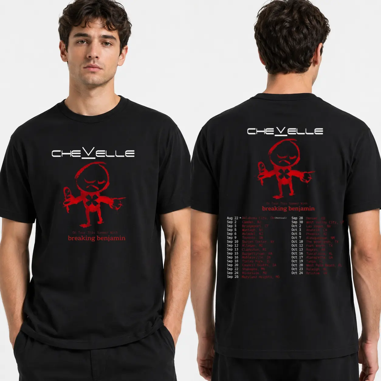 Cheeve11e Summer Tour 2026 Shirt – Rock Band Graphic Tee, Concert Tour Fan Apparel