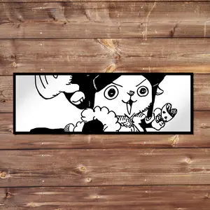 Chopper Vinyl Sticker - Handmade JDM Slapper Sticker for Waterproof Window, Laptop, Kindle, and Water Bottle