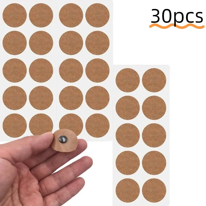 Small adhesive patch with massage function, Multiple Uses - High-quality Durable circular bandage patch with Adhesive Backing (30-piece pack)