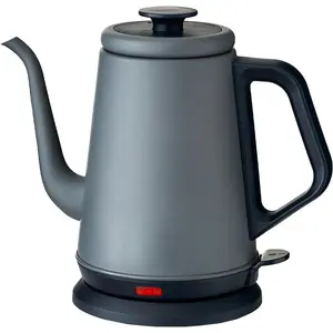Gooseneck Electric Kettle(1.0L),1000W Electric  Kettle of 304 Stainless Steel,Auto Shut off,Water Kettle for Coffee and -Grey