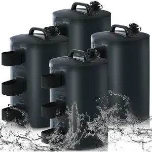 Canopy Heavy Duty 88LBS Weight Water Bag, Set of 4  Water Tent Weights for Pop Up Canopy, Gazebo, Tent, Canopies 4 count/Pack Black