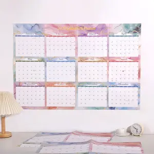 2026 12 Months Year Planner Large Wall Calendar With Stickers And Tapes 365 Days Of The Year Planner Memo Schedules Monthly Schedule Calendar For Home And Office Schedule Management And Planning Office Stationery Supplies