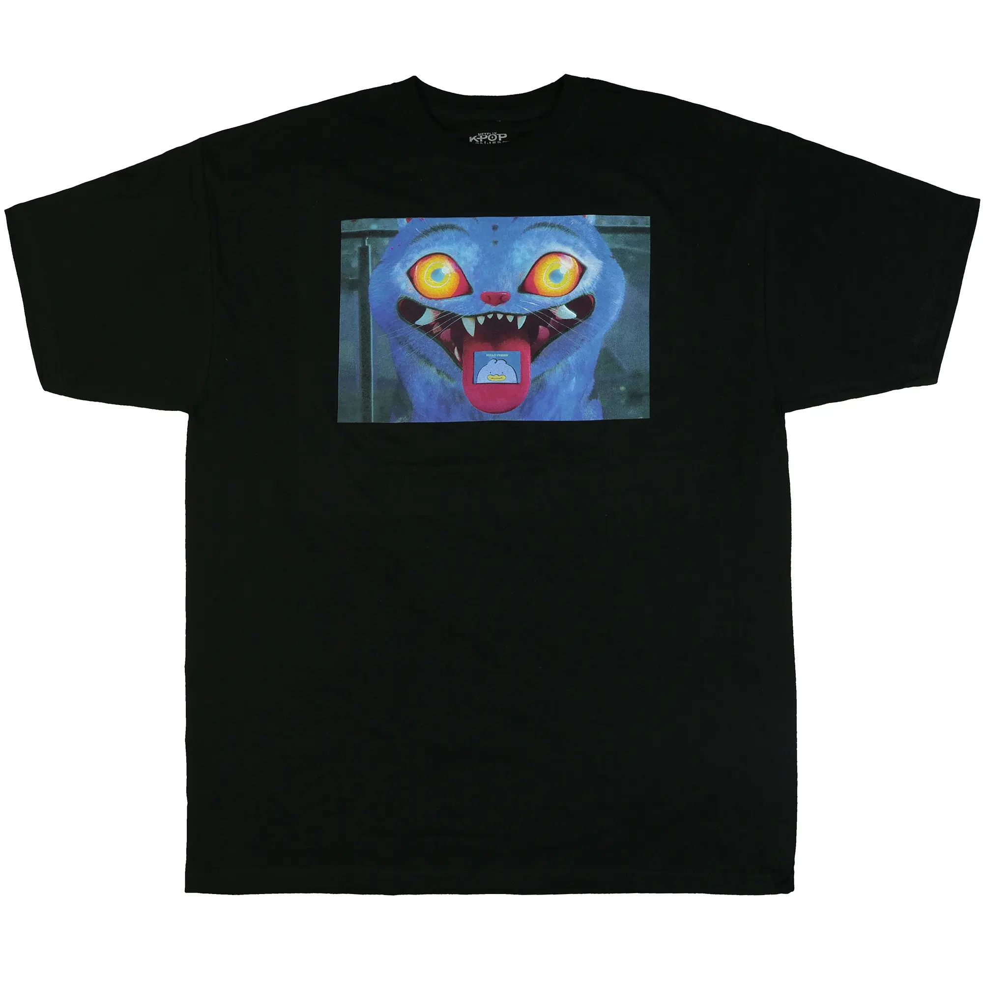 K-Pop Demon Hunters Derpy Tiger Men's Short Sleeve Graphic T-Shirt