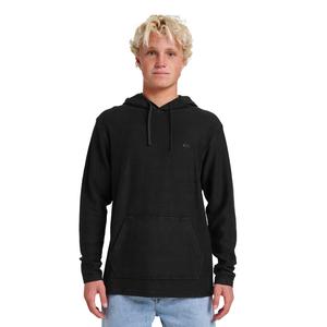 Quiksilver | Alamitos Long Sleeve Hooded Top | Men's 100% Cotton Embroidered Logo Regular Fit | Everyday Wear & Casual Streetwear