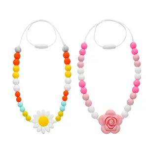 X-NKL08  Sensory Chew Necklaces, Oral Chew Toys for ADHD Autism Anxiety, Mouth Fidgets Toys, 2 Pack- BPA Free