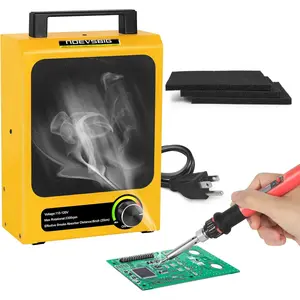 Fume Extractor, Suction Solder Fume Extractor with 4 Carbon, Soldering Fan for Soldering, Stained, Engraving, and DIY Projects