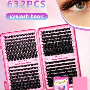 Eyelash Curler Set for DIY Natural Personalized Eyelash Extensions with Waterproof Eyelash Adhesive and Seal