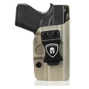 WARRIORLAND IWB Kydex Holster Compatible with Glock 43X / G43 / G43X MOS, Inside Waistband Concealed Carry, Adj. Posi-Click Retention & Cant, Right Hand