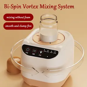 Bi-Spin Vortex Mixing System for Smooth Clump-Free Mixing without Foam Ideal for Precision Blending Tasks in American English Milk Maker