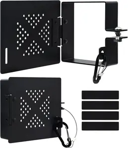 RV Bumper End Cap, 4 Inch Square Bumper Caps for RV, No- Vent Holes, Secure Sewer Hose Storage Camper Bumper End Caps, Trailer Motorhome Outdoor Accessories - 2 Pack