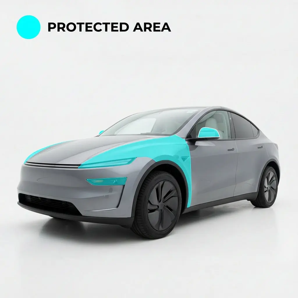Fender & Mirror PPF for Tesla Model Y Juniper – Pre-Cut DIY Paint Protection Film