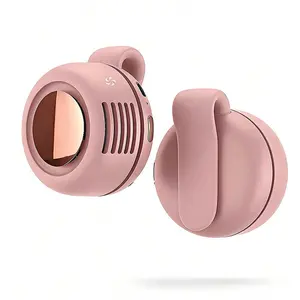 Portable Silent Mini Bladeless Electric Fan,Adjustable 3-speed Suspended Waist Fans,Phone Cooling Fan,Personal Fan,Rotating BodyFan Suitable for Outdoor Travel,fathersdaygift,rechargeable personal fan,handheld turbo fan,Perfect Gift