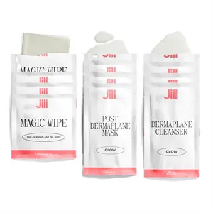 Jill Pre & Post Dermaplaning Bundle – Cleanser, Mask & Magic Wipes (4 Each)