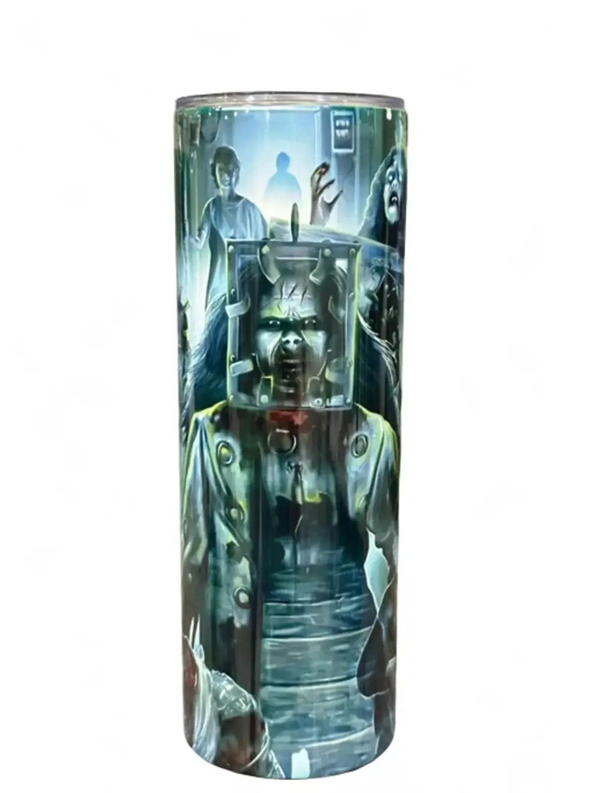 Thirteen (13) Ghost - 20oz oz 20 oz. 20oz. - Skinny Straight Sublimation Tumbler - Amy's Tumbler Junkies - Your Favorite Tumbler Shop!