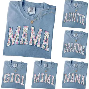 [SALE OFF 50%] Custom Floral Grandma Arch T-Shirt, Comfort Colors Spring Mama Shirt, Personalized Grandparent Gift, Floral Nana Auntie Mimi Gigi Grammy Shirt, Mother's Day Gift 3HQ
