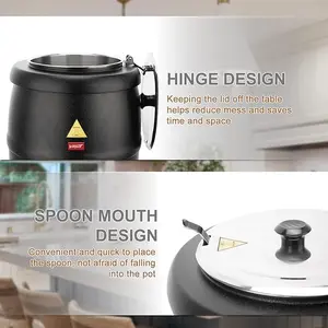 Premium Valgus 10.5QT Soup Kettle - Perfect for Restaurants & Family Gatherings