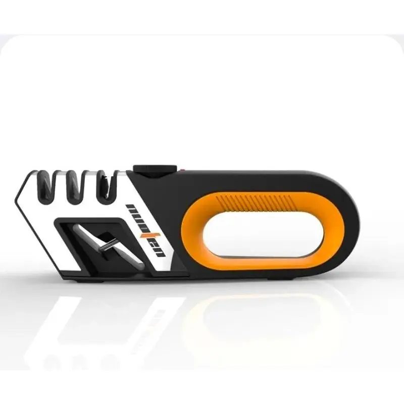 EliteChefs 4-Stage Adjustable Angle Manual Knife and Scissors Sharpener