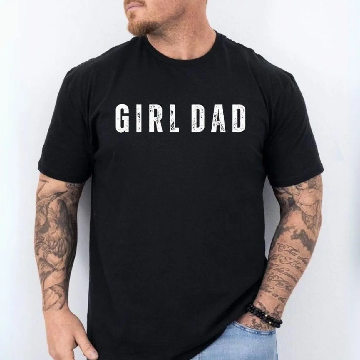 Girl Dad Shirt T-Shirt, Father's Day Shirt, Best Dad Ever, Funny Dad Shirt, Trendy Father’s Day, Men's Graphic Tees, Casual Outfit, Comfortable Menswear, Perfect Gift For Men, Mar30