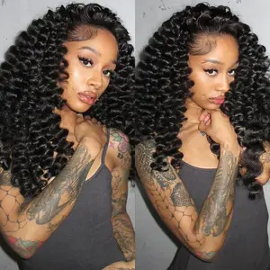 Bello9 13X4 Deep Wave Lace Front Wigs Human Hair 250% Density HD Lace Highlight Ombre Beginner Friendly for Women