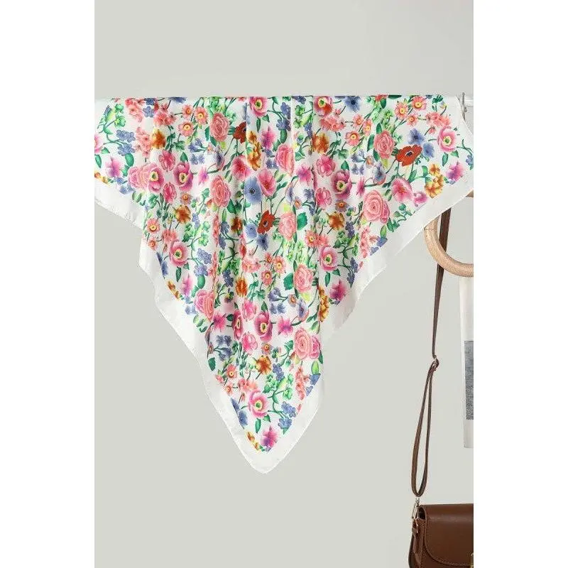 floral bandana scarf floral bandana scarf